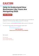 Client Email Template for Business Insights Surevy