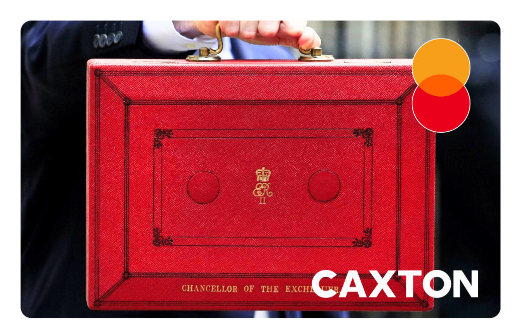 Hand holding a red budget briefcase